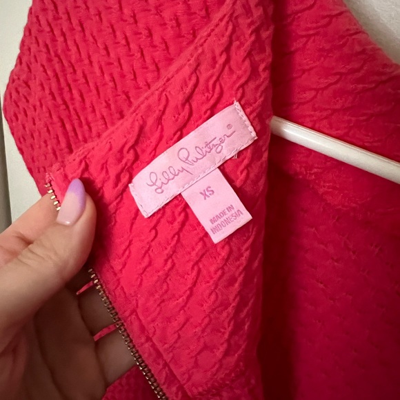 EUC Lilly Pulitzer Layton Dress, Pink, sz XS - Picture 3 of 3